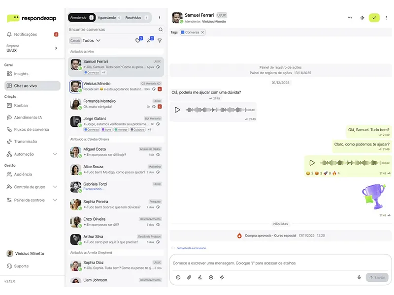 Interface RespondeChat